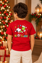 Camiseta Infantil Basica Natal Snoopy- DC-NOOP-0104