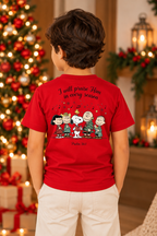 Camiseta Infantil Basica Natal Snoopy- DC-NOOP-0064