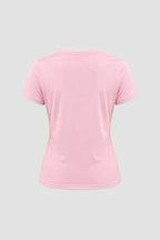 Camiseta Dryfit Baby Look Feminina - Rosa Claro