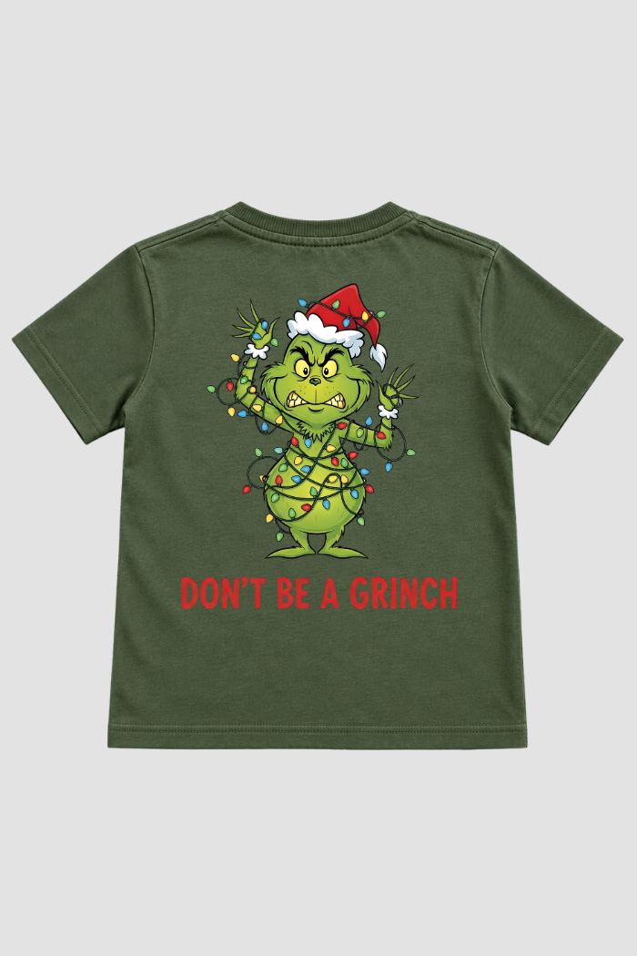 Camiseta Infantil Basica Natal Grinch - DC-GRIN-0014