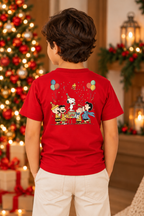 Camiseta Infantil Basica Natal Snoopy- DC-NOOP-0077