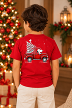 Camiseta Infantil Basica Natal Snoopy- DC-NOOP-0116