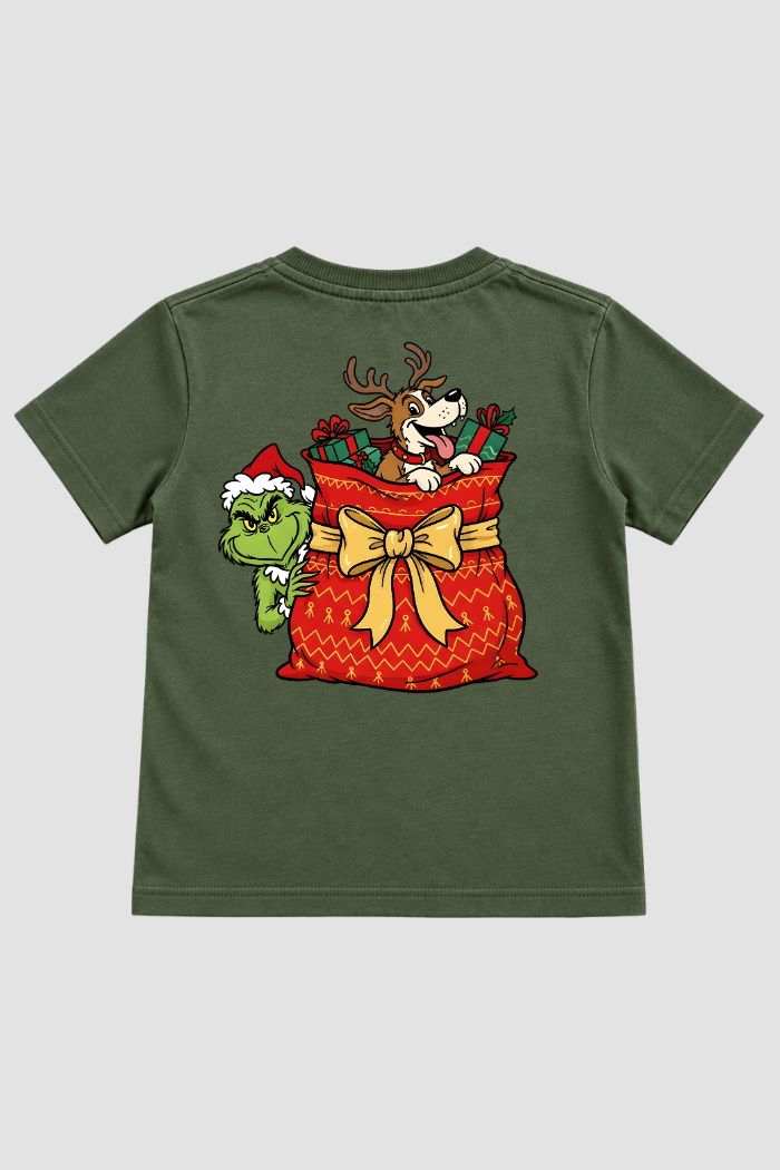 Camiseta Infantil Basica Natal Grinch - DC-GRIN-0003