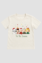 Camiseta Infantil Basica Natal Snoopy- DC-NOOP-0047