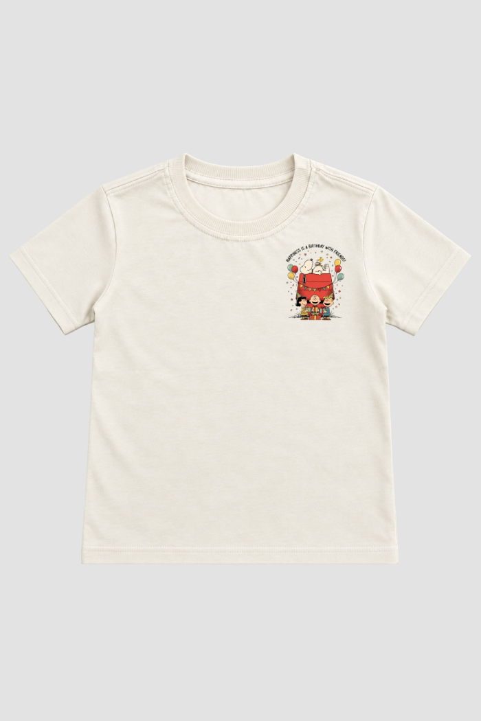 Camiseta Infantil Basica Natal Snoopy- DC-NOOP-0075