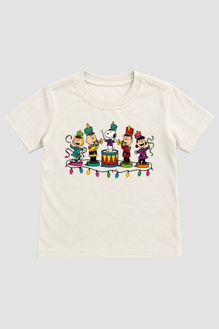 Camiseta Infantil Basica Natal Snoopy- DC-NOOP-0090