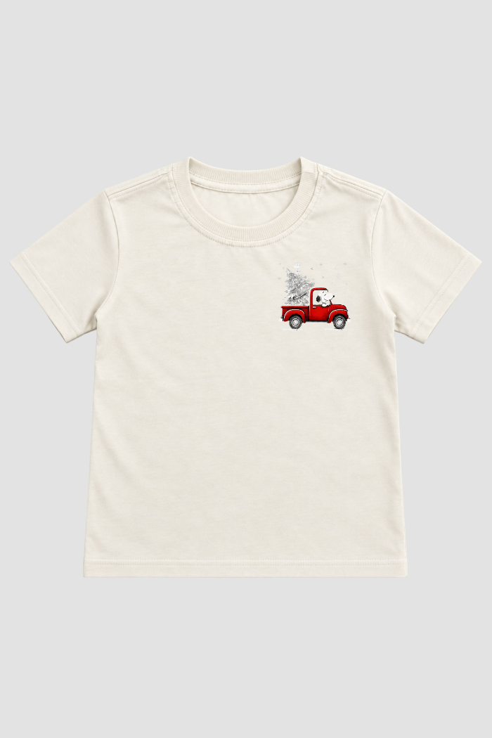 Camiseta Infantil Basica Natal Snoopy- DC-NOOP-0116