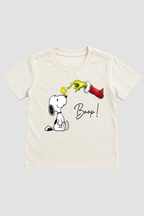 Camiseta Infantil Basica Natal Snoopy- DC-NOOP-0082