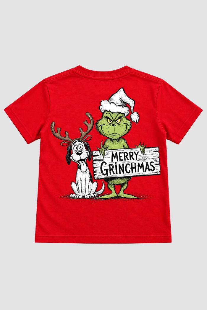 Camiseta Infantil Basica Natal Grinch - DC-GRIN-0056