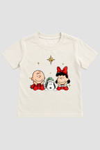 Camiseta Infantil Basica Natal Snoopy- DC-NOOP-0089