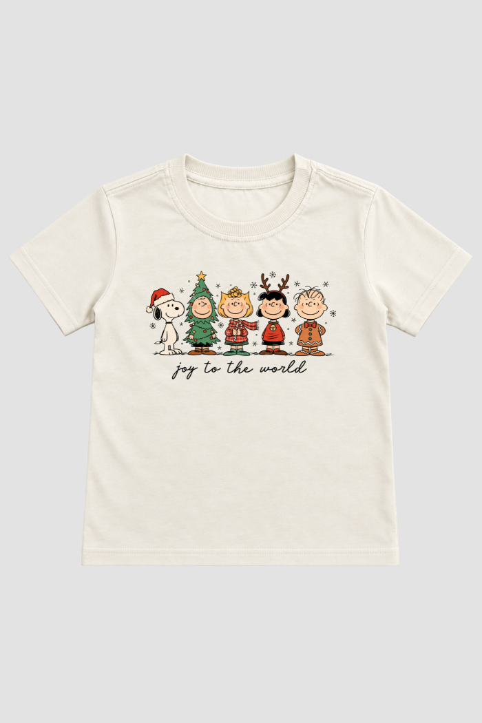 Camiseta Infantil Basica Natal Snoopy- DC-NOOP-0098