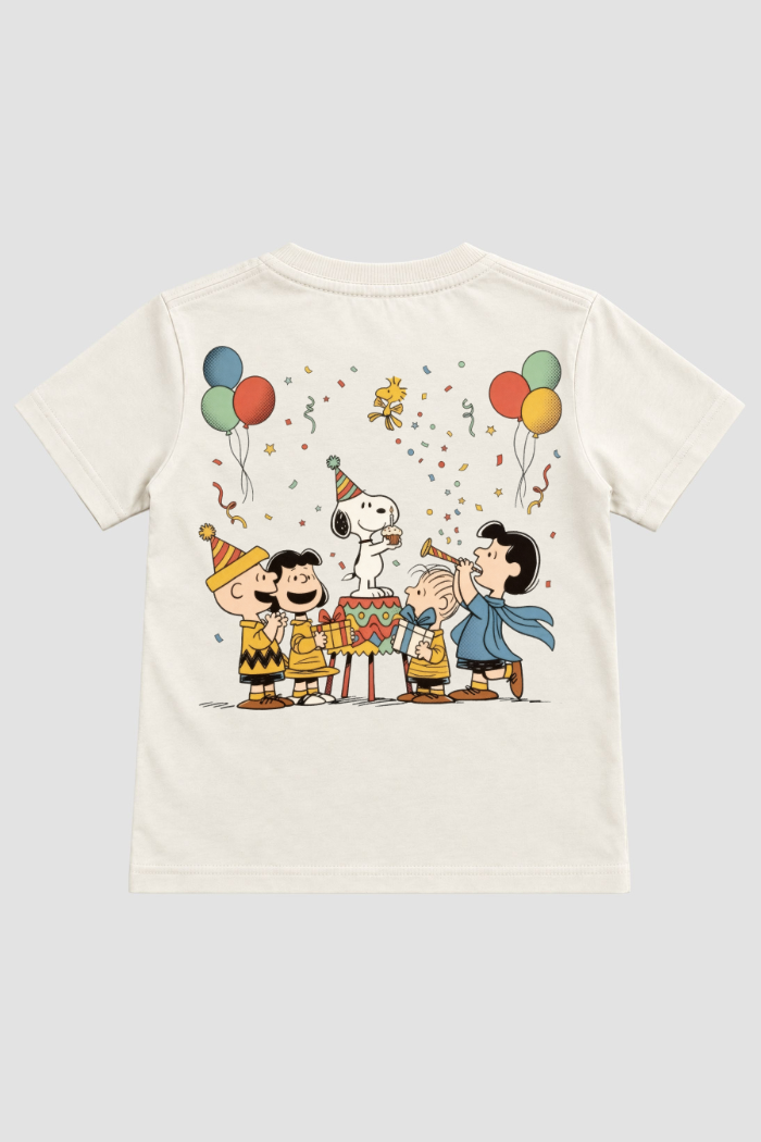 Camiseta Infantil Basica Natal Snoopy- DC-NOOP-0077