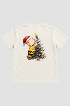 Camiseta Infantil Basica Natal Snoopy- DC-NOOP-0055