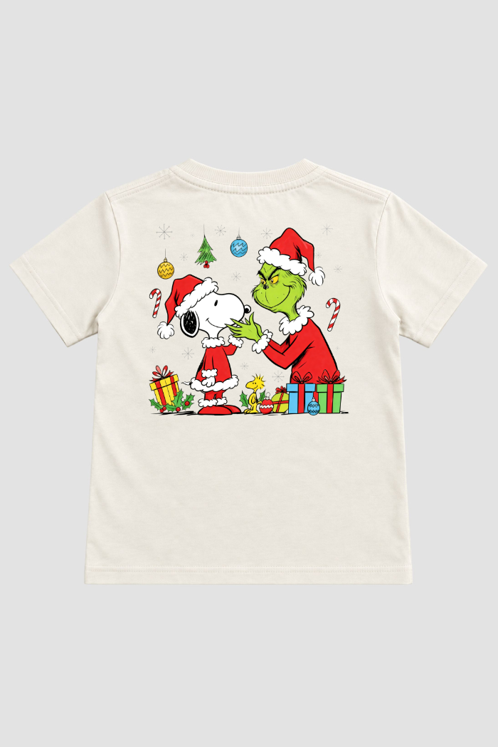 Camiseta Infantil Basica Natal Snoopy- DC-NOOP-0104