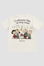 Camiseta Infantil Basica Natal Snoopy- DC-NOOP-0064