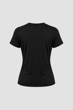 Camiseta Dryfit Baby Look Feminina - Preto