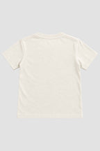 Camiseta Infantil Basica Lisa 100% Algodão - Off-White