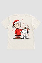 Camiseta Infantil Basica Natal Snoopy- DC-NOOP-0052