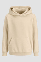 Moletom Unissex Canguru Liso Off White