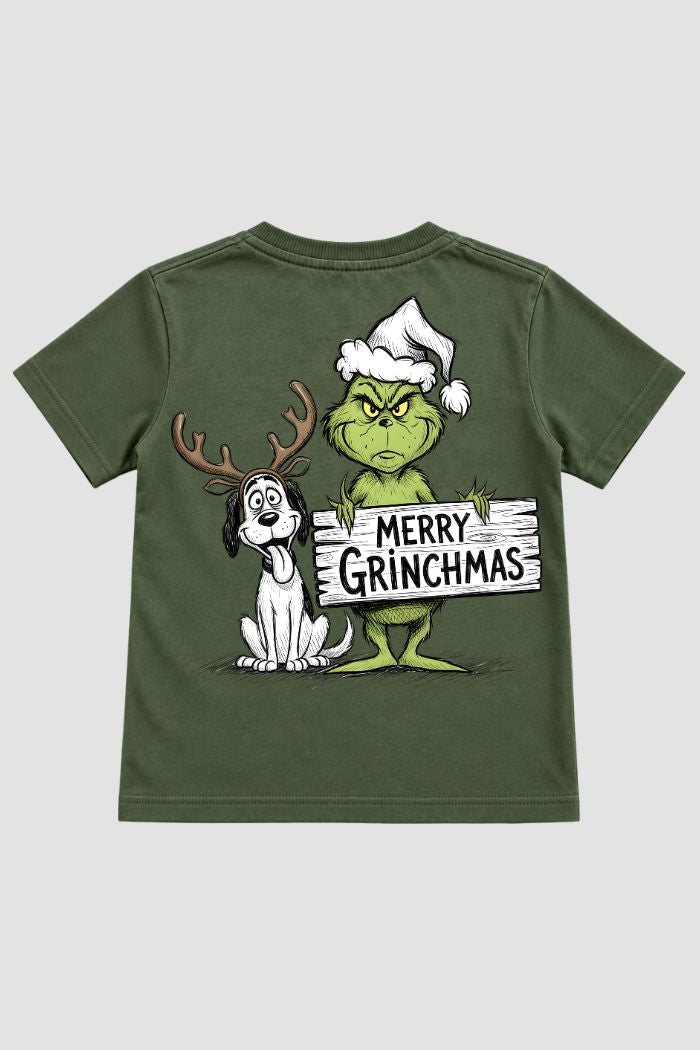 Camiseta Infantil Basica Natal Grinch - DC-GRIN-0056