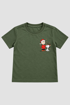 Camiseta Infantil Basica Natal Snoopy- DC-NOOP-0052