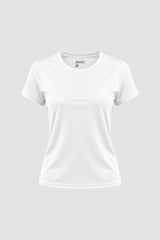 Camiseta Dryfit Baby Look Feminina - Branco