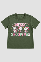Camiseta Infantil Basica Natal Snoopy- DC-NOOP-0073