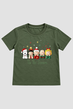 Camiseta Infantil Basica Natal Snoopy- DC-NOOP-0047