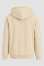 Moletom Unissex Canguru Liso Off White
