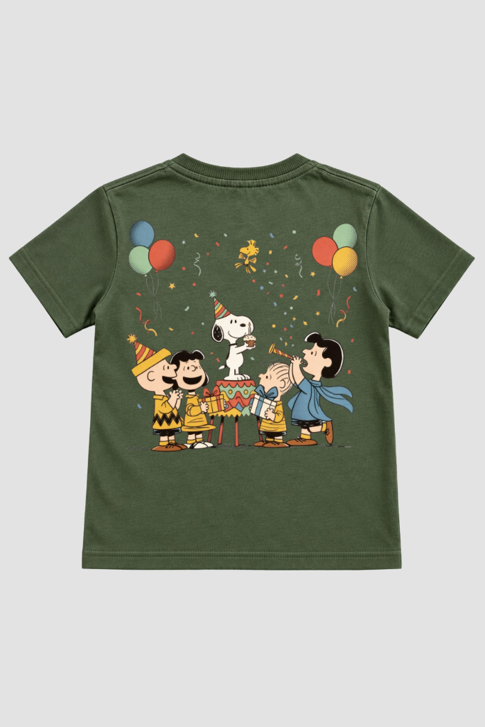 Camiseta Infantil Basica Natal Snoopy- DC-NOOP-0077