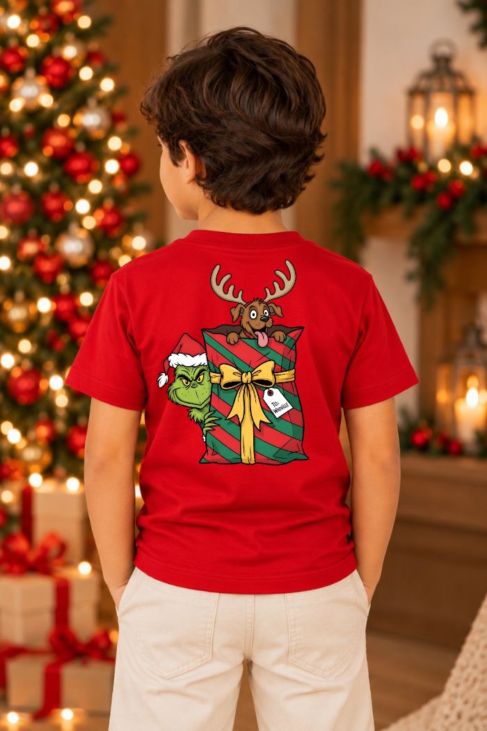 Camiseta Infantil Basica Natal Grinch - DC-GRIN-0045