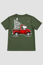 Camiseta Infantil Basica Natal Snoopy- DC-NOOP-0116