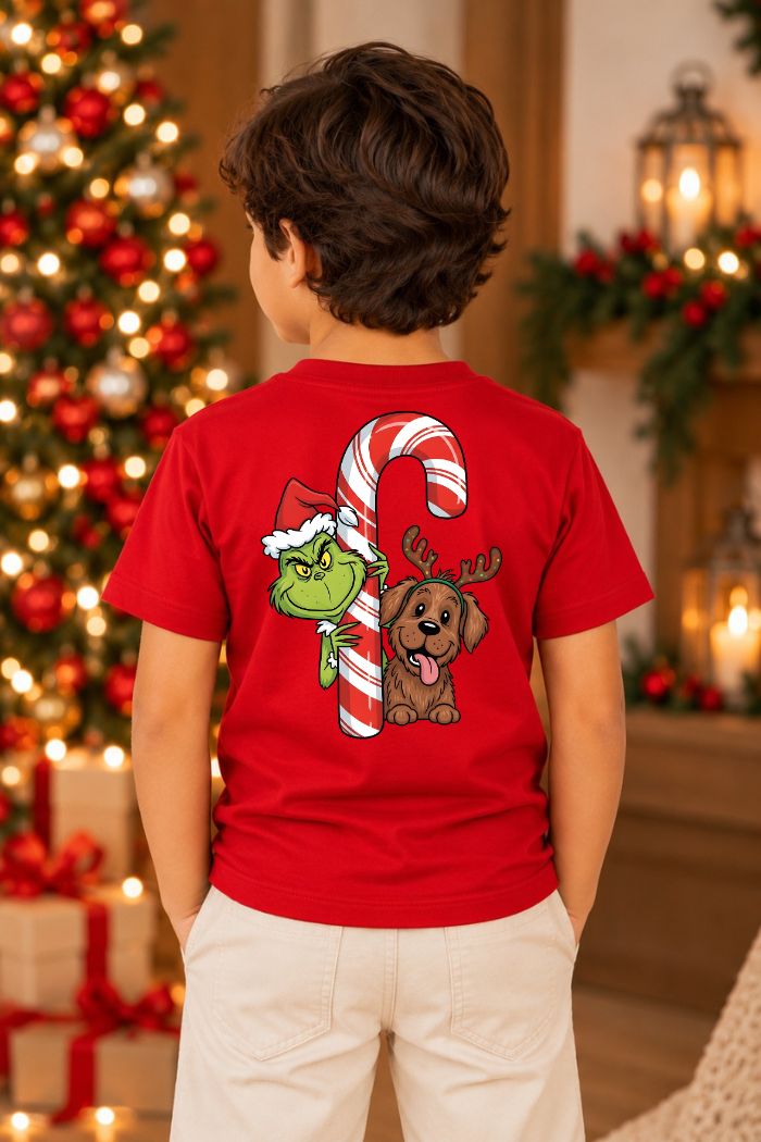 Camiseta Infantil Basica Natal Grinch - DC-GRIN-0028