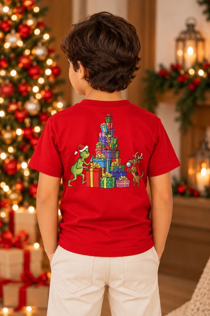 Camiseta Infantil Basica Natal Grinch - DC-GRIN-0044