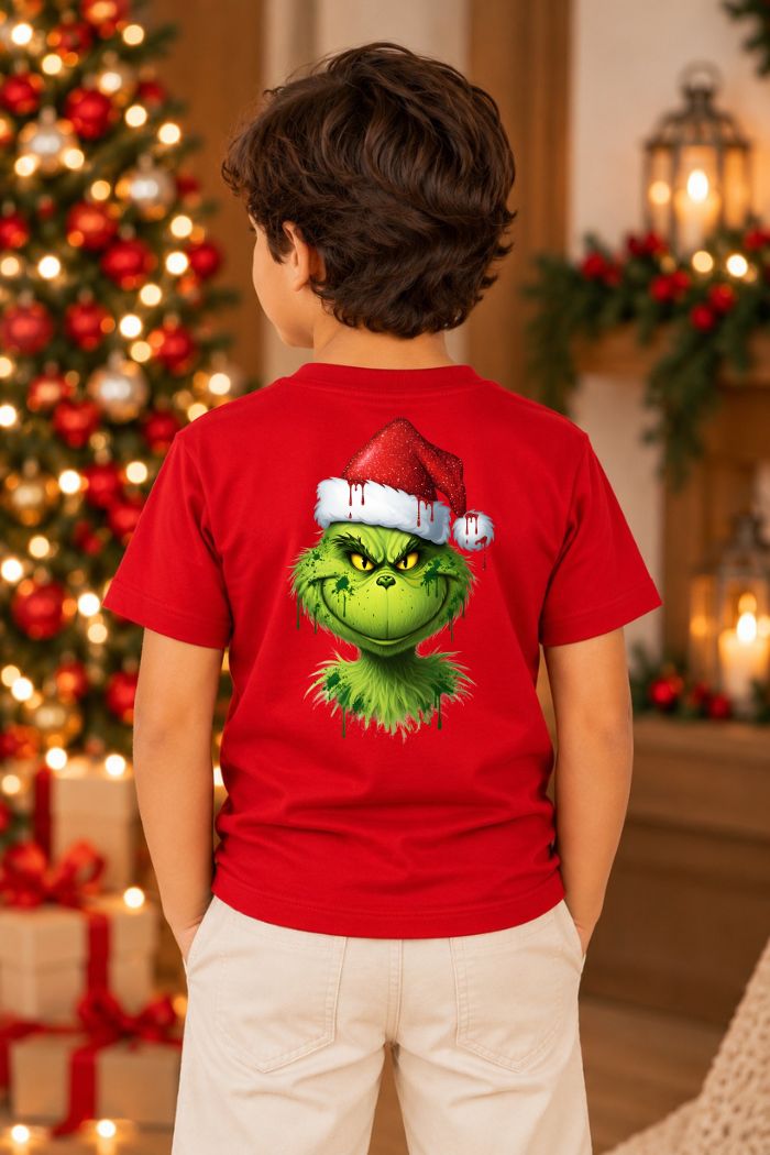 Camiseta Infantil Basica Natal Grinch - DC-GRIN-0016