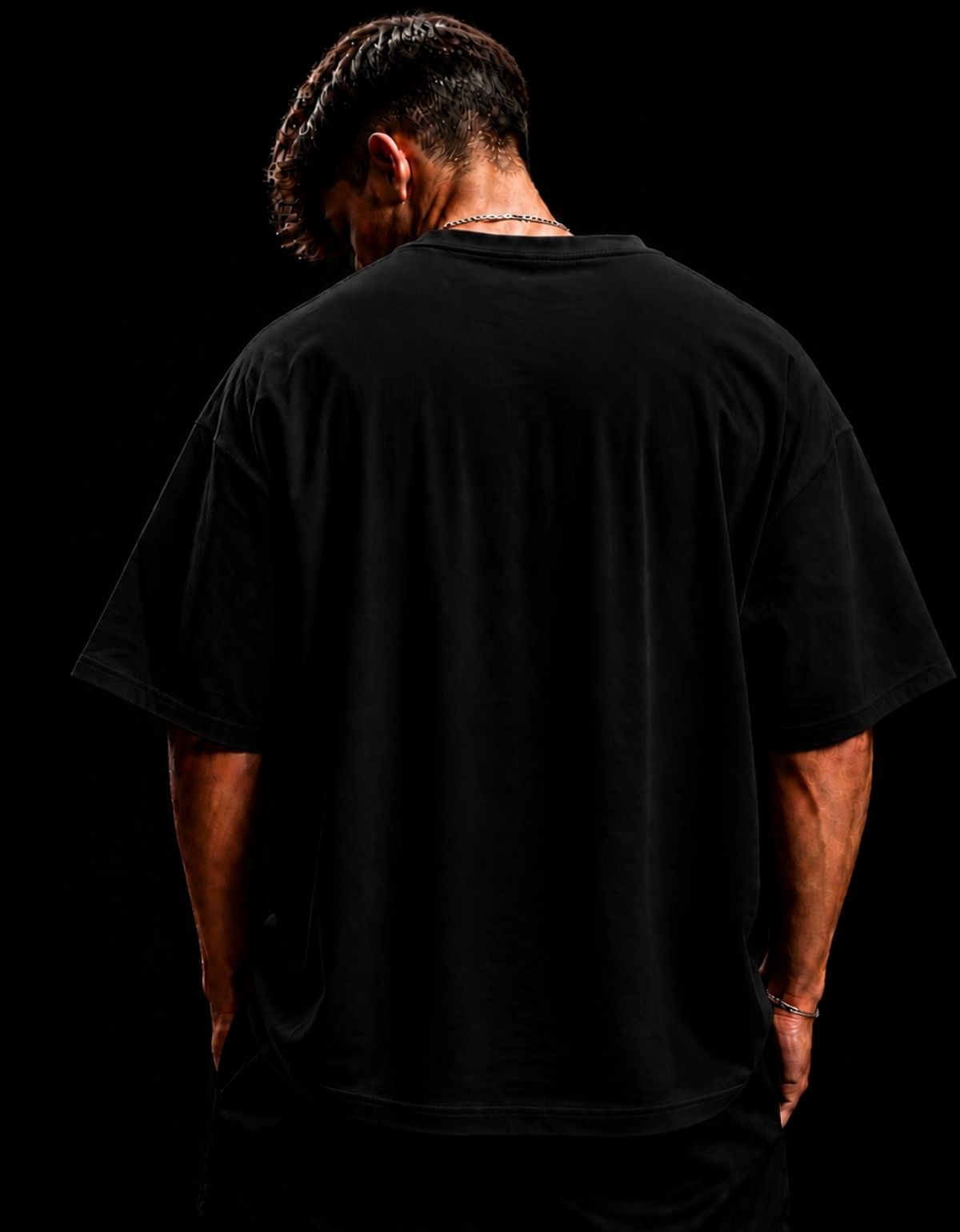 Oversized Suedine 220gr Preto