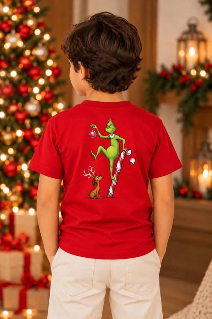 Camiseta Infantil Basica Natal Grinch - DC-GRIN-0025