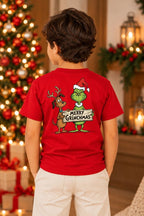 Camiseta Infantil Basica Natal Grinch - DC-GRIN-0034