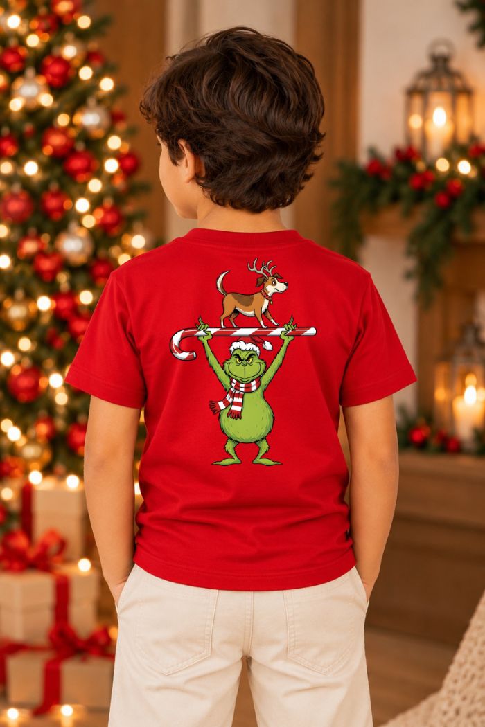 Camiseta Infantil Basica Natal Grinch - DC-GRIN-0017