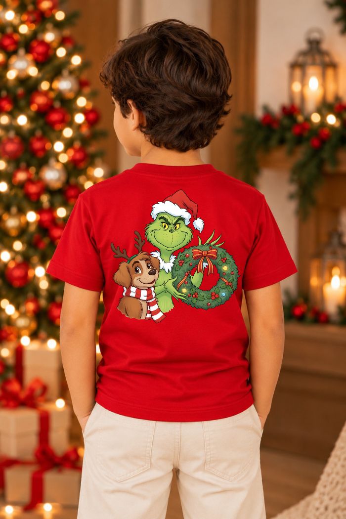 Camiseta Infantil Basica Natal Grinch - DC-GRIN-0032