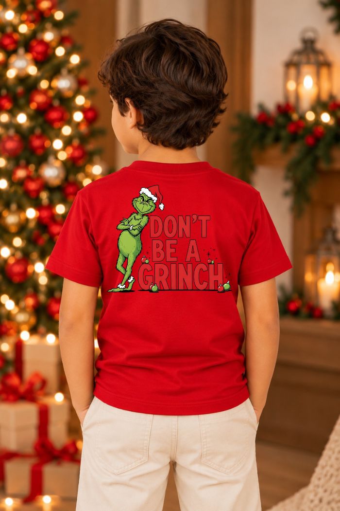 Camiseta Infantil Basica Natal Grinch - DC-GRIN-0043