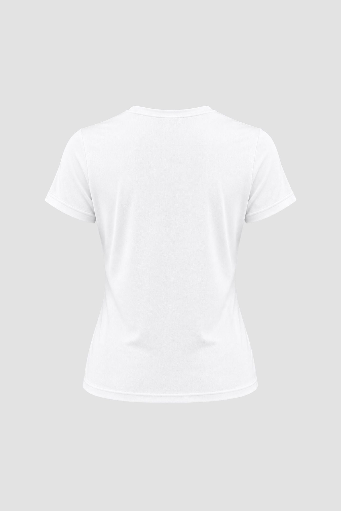 Camiseta Dryfit Baby Look Feminina - Branco