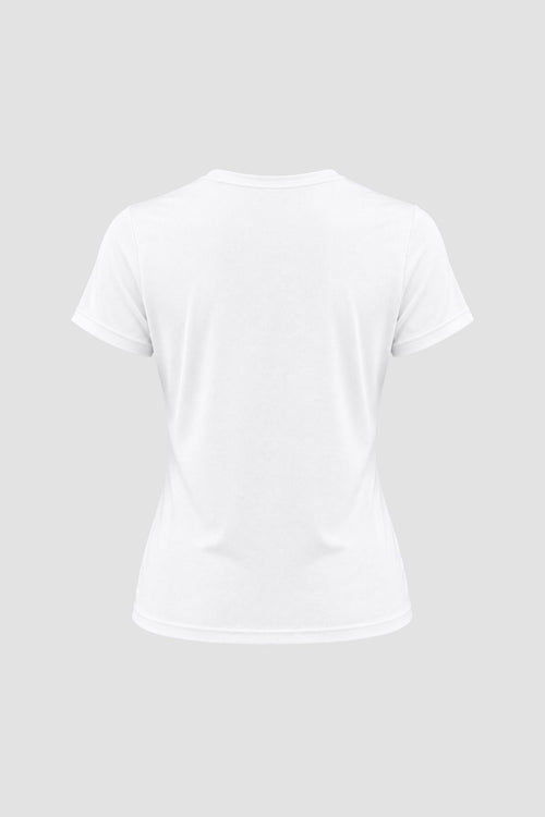 Camiseta Dryfit Baby Look Feminina - Branco