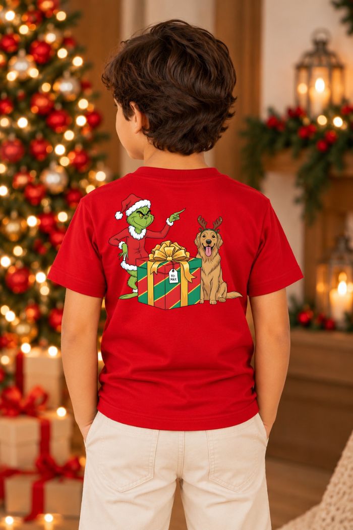 Camiseta Infantil Basica Natal Grinch - DC-GRIN-0037
