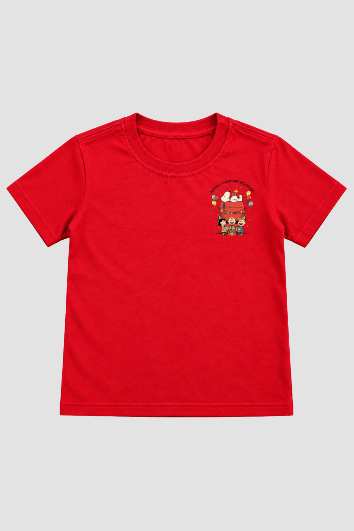 Camiseta Infantil Basica Natal Snoopy- DC-NOOP-0075