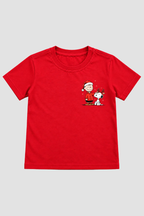 Camiseta Infantil Basica Natal Snoopy- DC-NOOP-0052
