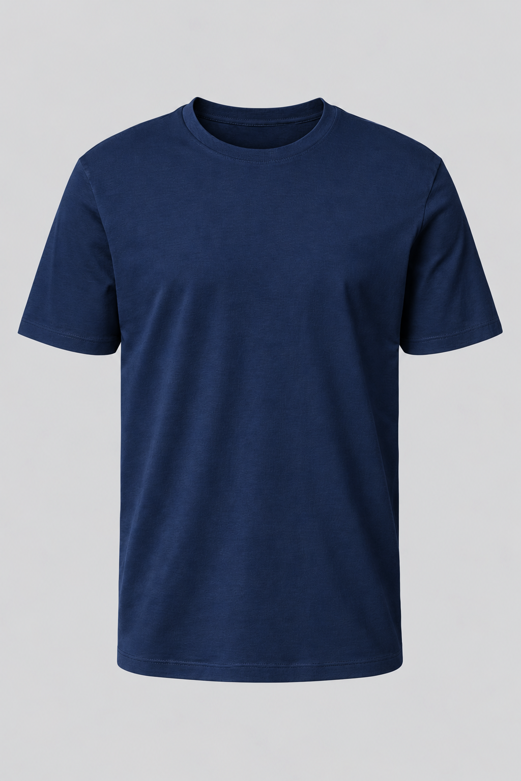 Camiseta Basica 100% Algodão Masculina - Azul Marinho