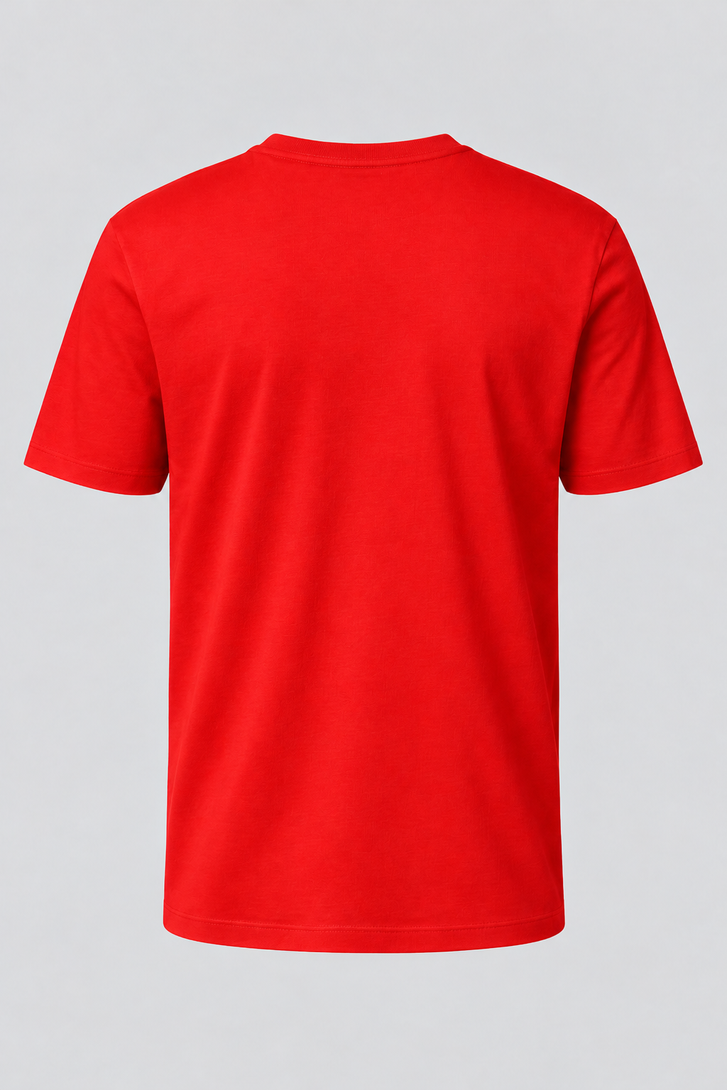 Camiseta Basica 100% Algodão Masculina - Vermelho