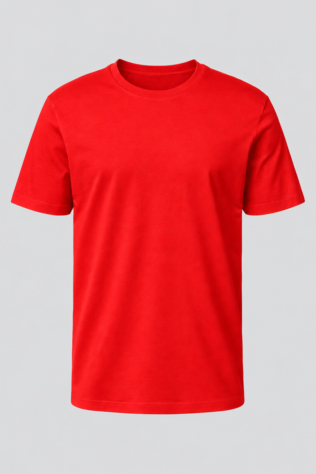 Camiseta Basica 100% Algodão Masculina - Vermelho