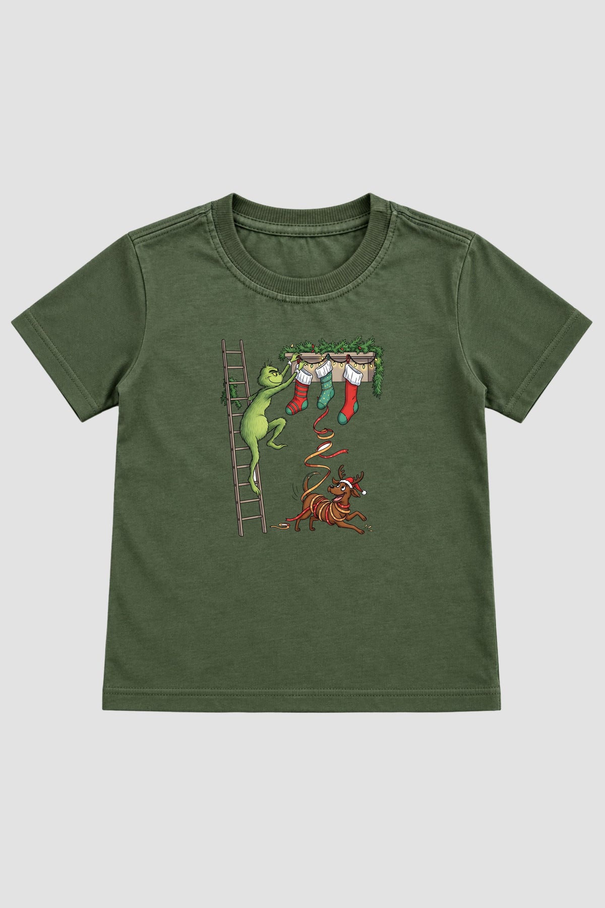 Camiseta Infantil Basica Natal Grinch - DC-GRIN-0077